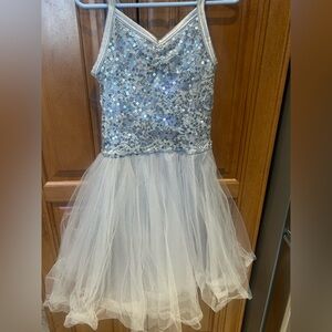 Weissman. Sparkling Sequin Tulle Dress